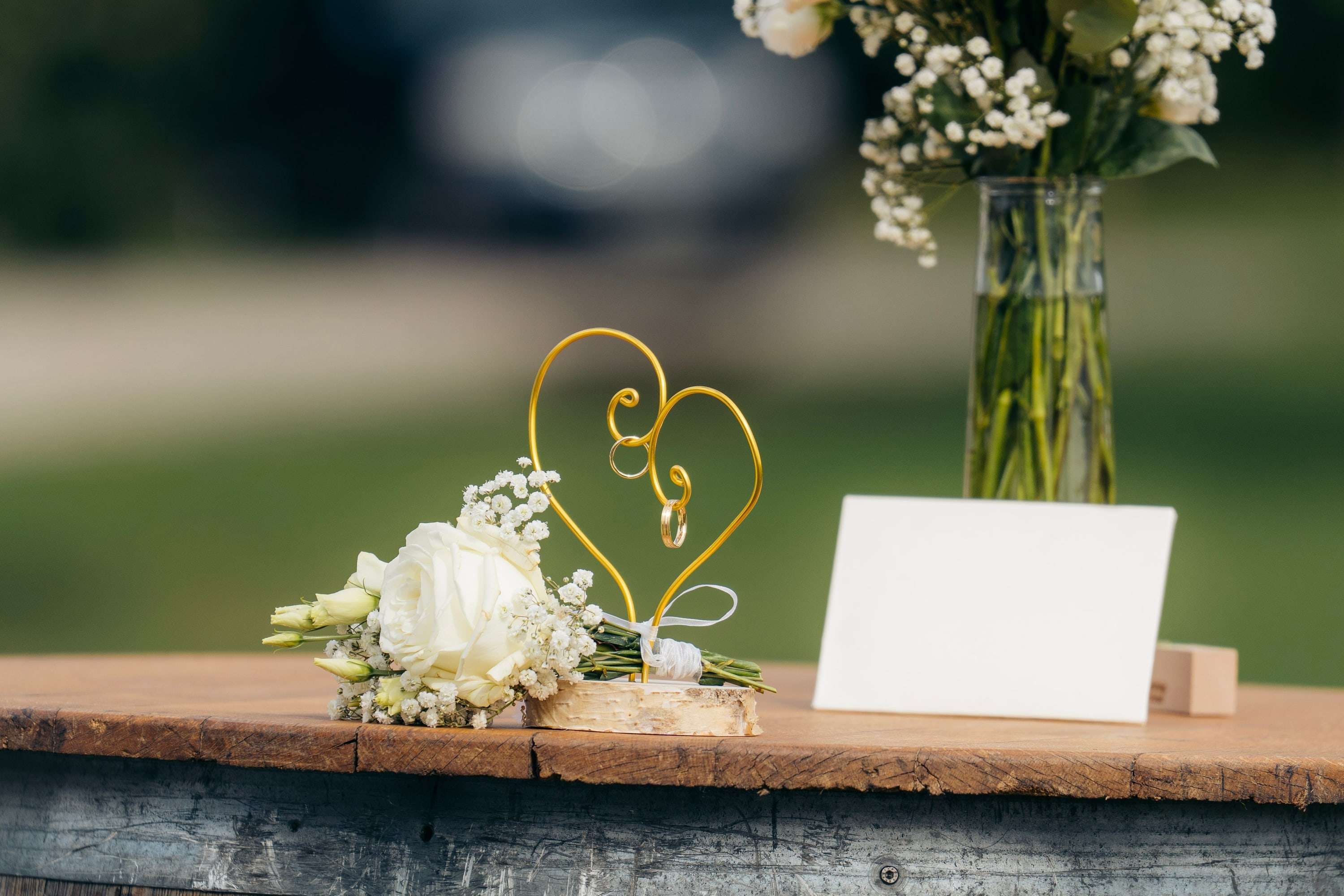 Später: Trauung einer Hochzeit
